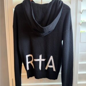 RTA Black Hooded Sweater